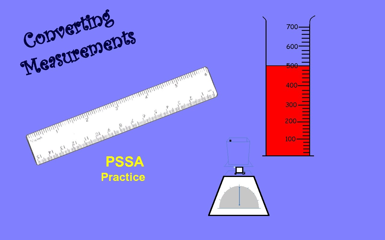 ng rti ve on ts C en em ur as e M PSSA Practice