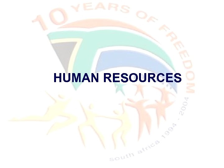 HUMAN RESOURCES 