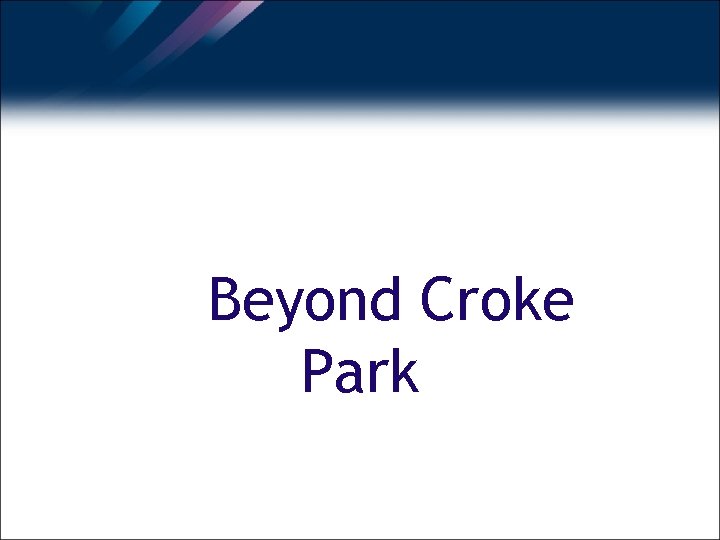 Beyond Croke Park 