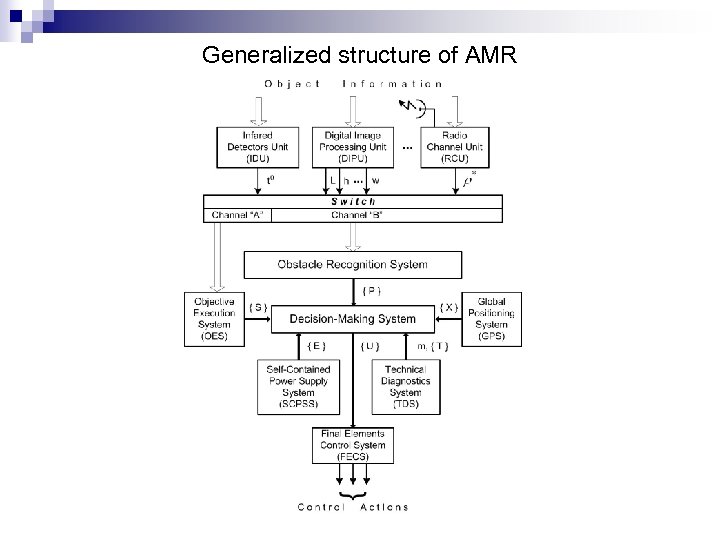 Generalized structure of AMR 