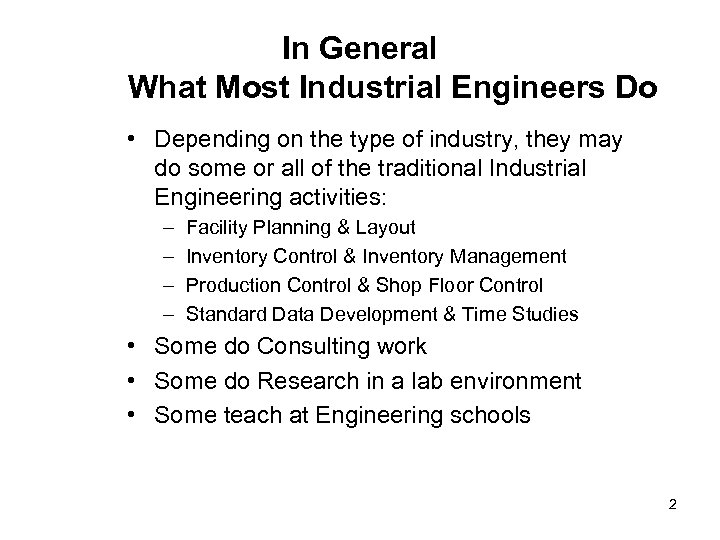 Ie Job Description Steve Snelling Industrial Engineer Process Engineer