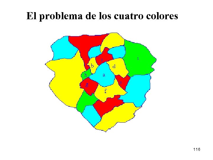 El problema de los cuatro colores 116 