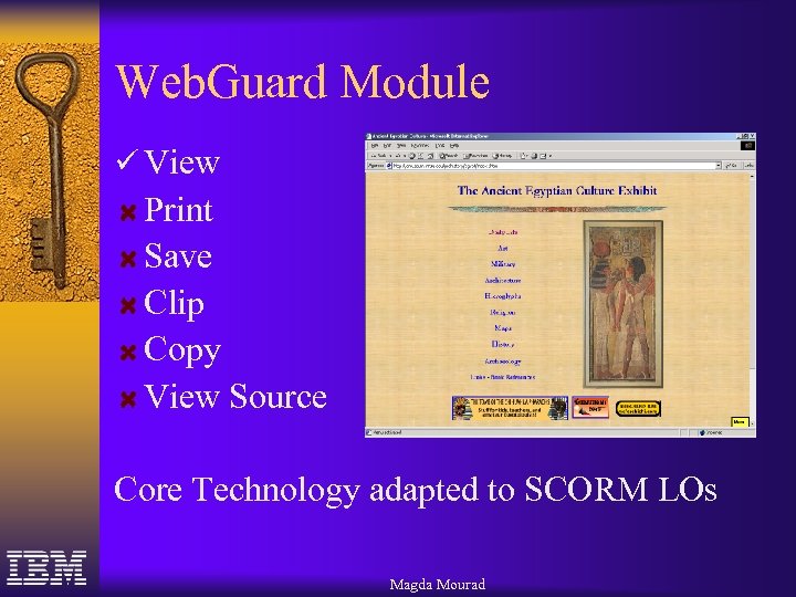 Web. Guard Module ü View Print Save Clip Copy View Source Core Technology adapted