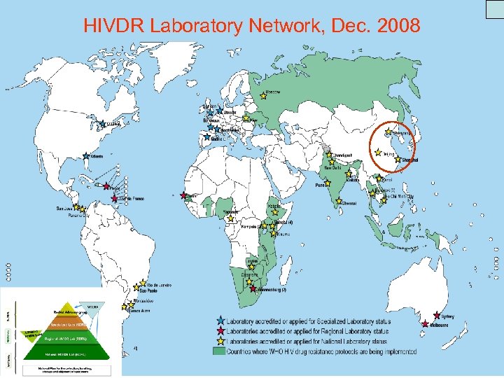 HIVDR Laboratory Network, Dec. 2008 