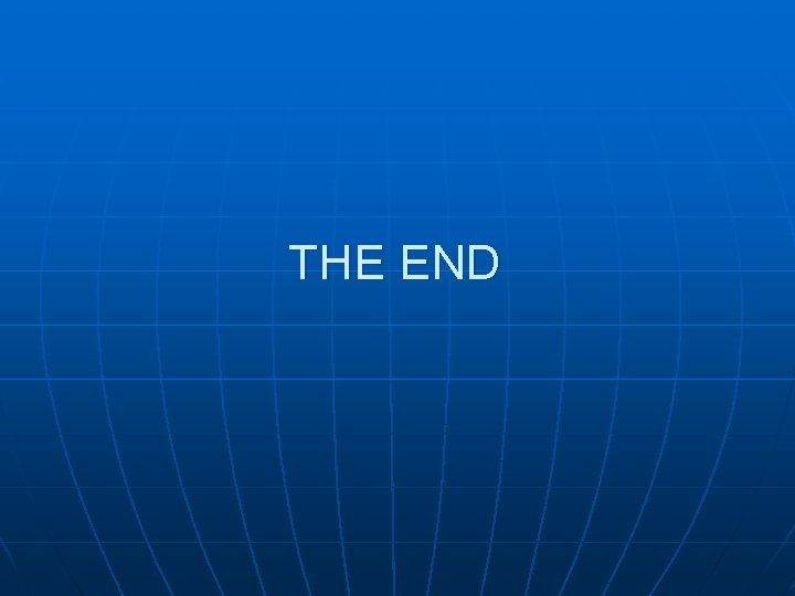 THE END 