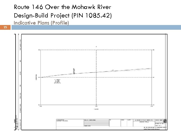 Route 146 Over the Mohawk River Design-Build Project (PIN 1085. 42) 23 Indicative Plans