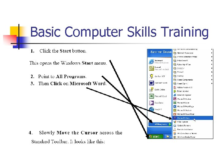 Basic Computer Skills Training 