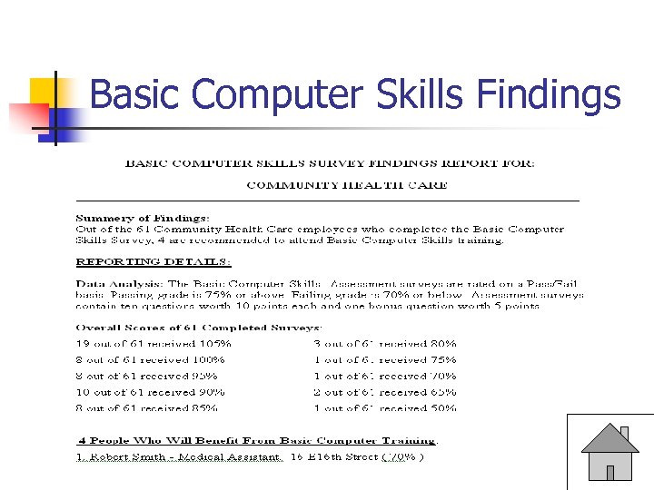 Basic Computer Skills Findings 