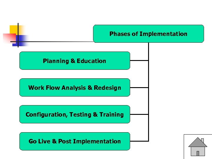 Phases of Implementation Planning & Education Work Flow Analysis & Redesign Configuration, Testing &