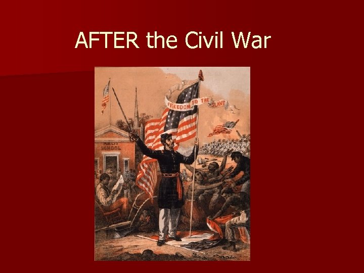 AFTER the Civil War 