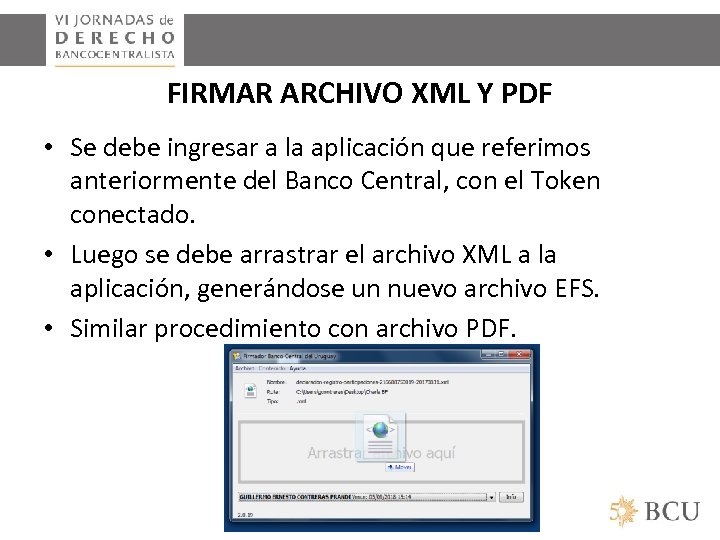 FIRMAR ARCHIVO XML Y PDF • Se debe ingresar a la aplicación que referimos