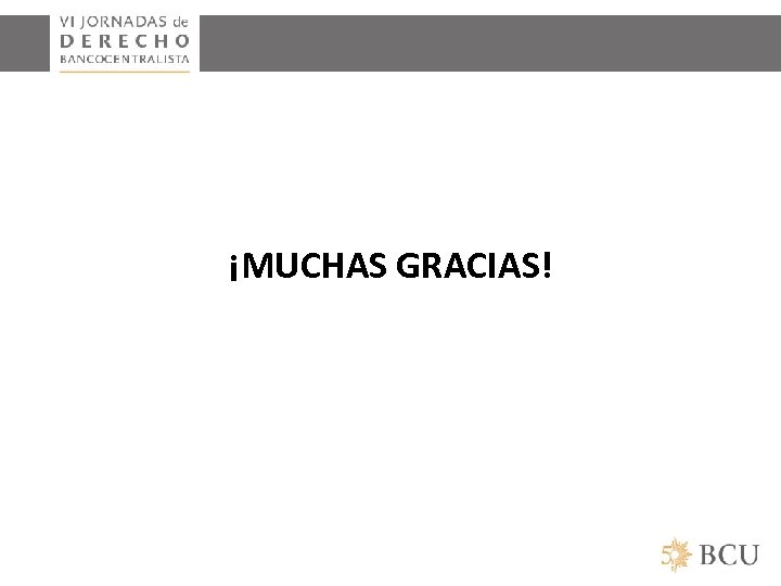 ¡MUCHAS GRACIAS! 