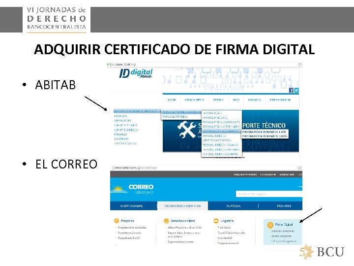 ADQUIRIR CERTIFICADO DE FIRMA DIGITAL • ABITAB • EL CORREO 