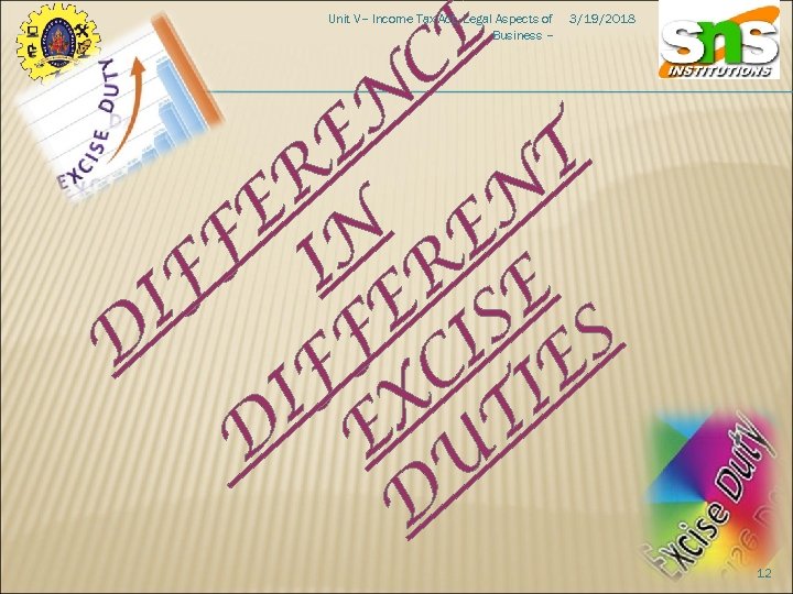 E C Unit V– Income Tax Act, Legal Aspects of Business – N E