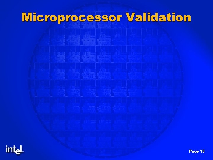 Microprocessor Validation Page 10 