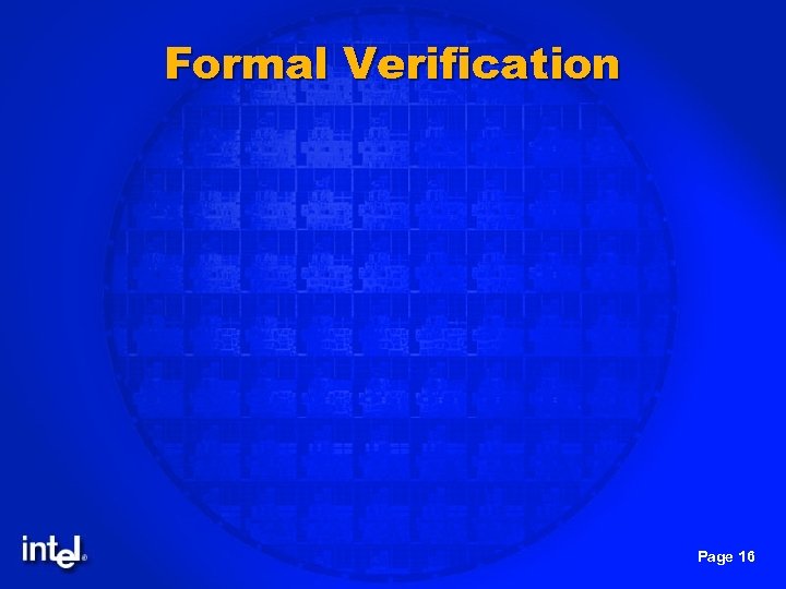 Formal Verification Page 16 