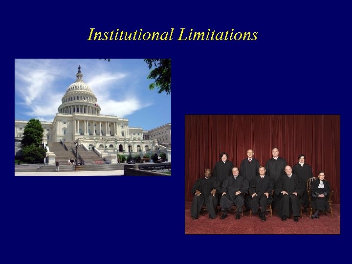 Institutional Limitations 
