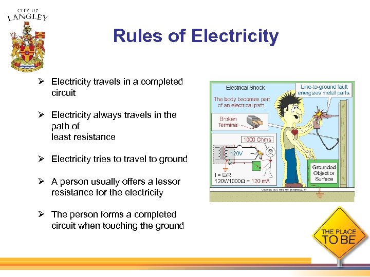 Rules of Electricity Ø Electricity travels in a completed circuit Ø Electricity always travels