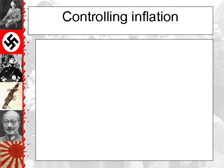 Controlling inflation 
