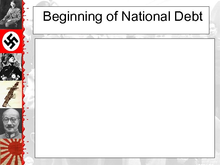 Beginning of National Debt 