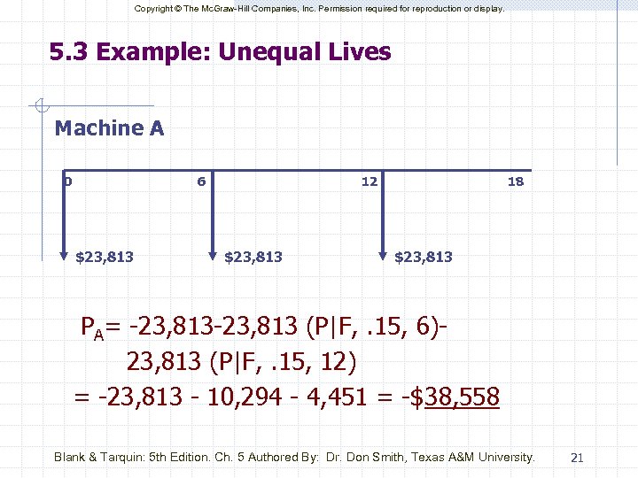 Copyright © The Mc. Graw-Hill Companies, Inc. Permission required for reproduction or display. 5.