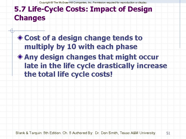 Copyright © The Mc. Graw-Hill Companies, Inc. Permission required for reproduction or display. 5.
