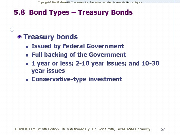 Copyright © The Mc. Graw-Hill Companies, Inc. Permission required for reproduction or display. 5.