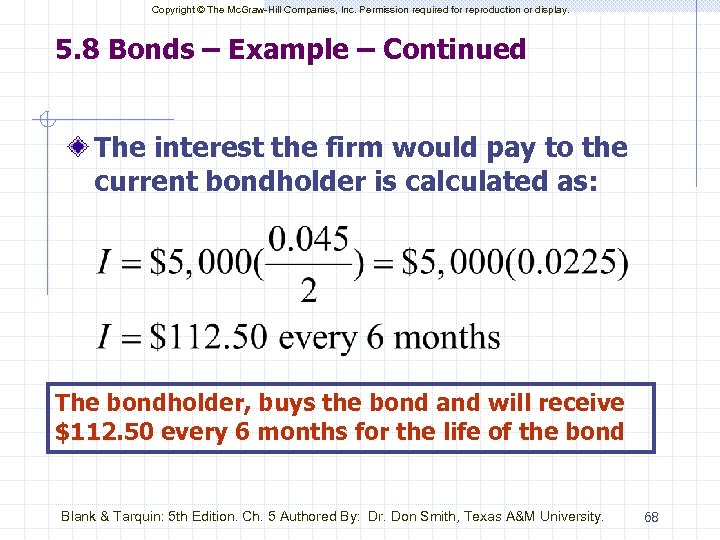 Copyright © The Mc. Graw-Hill Companies, Inc. Permission required for reproduction or display. 5.