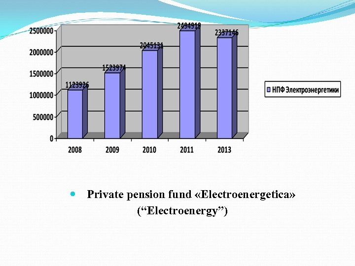  Private pension fund «Electroenergetica» (“Electroenergy”) 