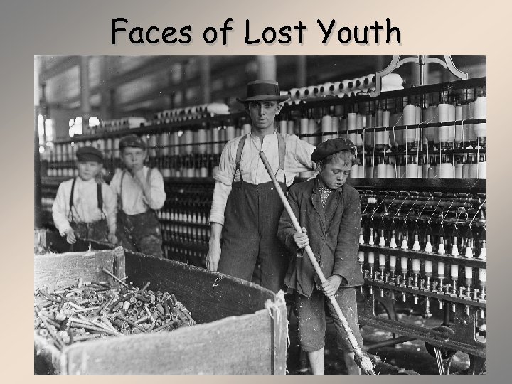 Faces of Lost Youth 
