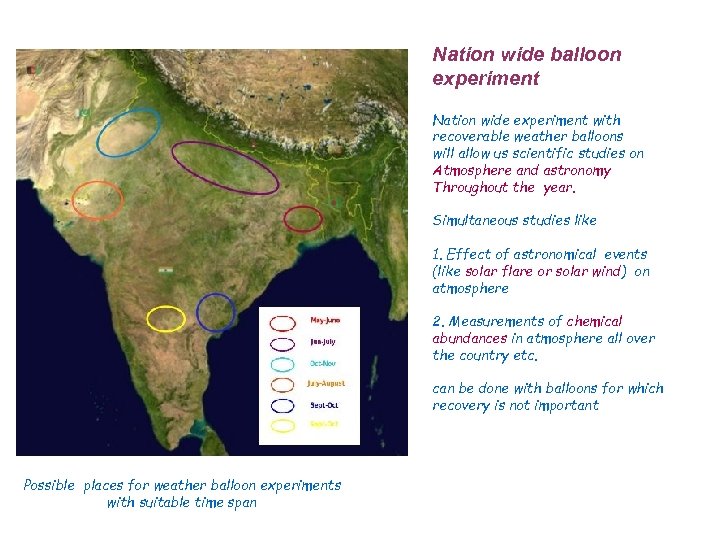 Nation wide balloon experiment Nation wide experiment with recoverable weather balloons will allow us
