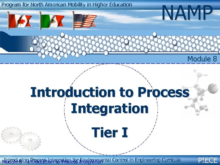 NAMP Program for North American Mobility in Higher Education PIECE NAMP Module 8 Introduction
