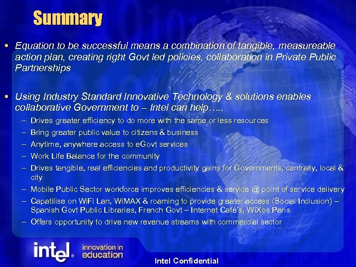 Summary Equation to be successful means a combination of tangible, measureable action plan, creating