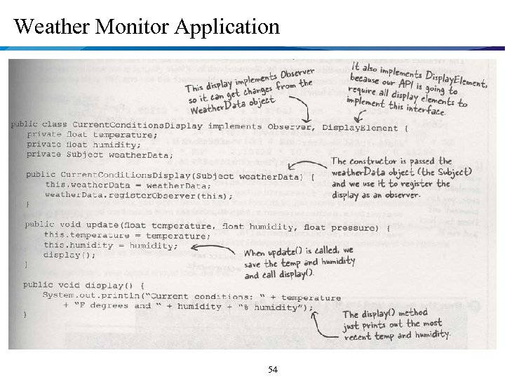 Weather Monitor Application 54 