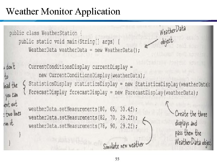 Weather Monitor Application 55 
