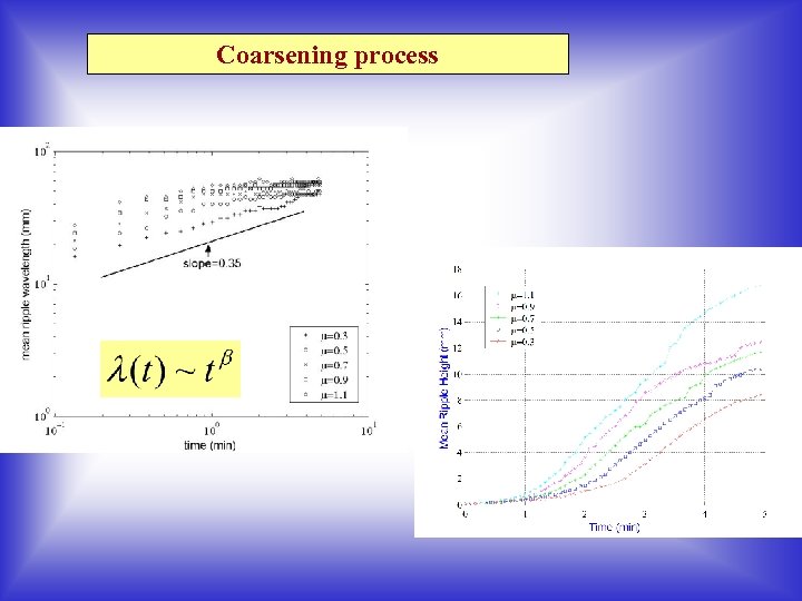 Coarsening process 