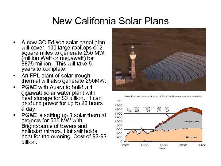 New California Solar Plans • • A new SC Edison solar panel plan will