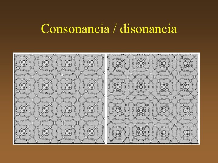 Consonancia / disonancia 