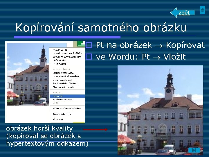 zpět Kopírování samotného obrázku o Pt na obrázek Kopírovat o ve Wordu: Pt Vložit