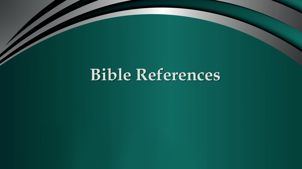 Bible References 