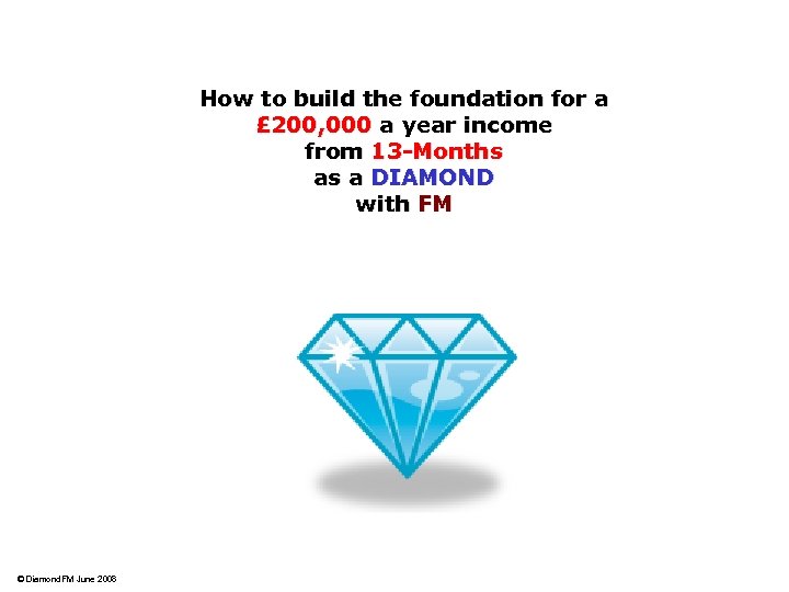 How to build the foundation for a £ 200, 000 a year income from