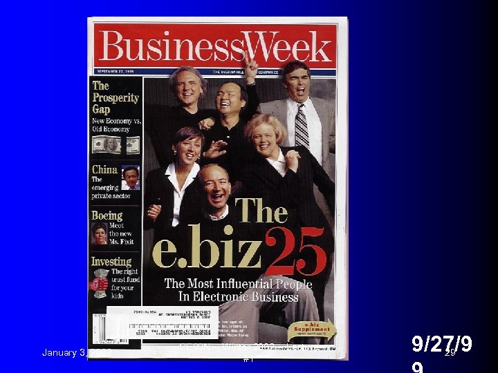 January 3, 2002 CE 80 N -- Winter 2002 -- Lecture #1 9/27/9 29