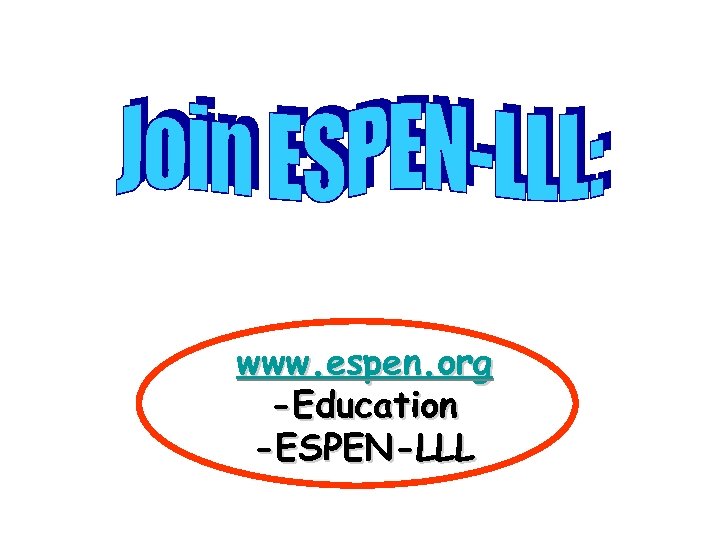 www. espen. org -Education -ESPEN-LLL 