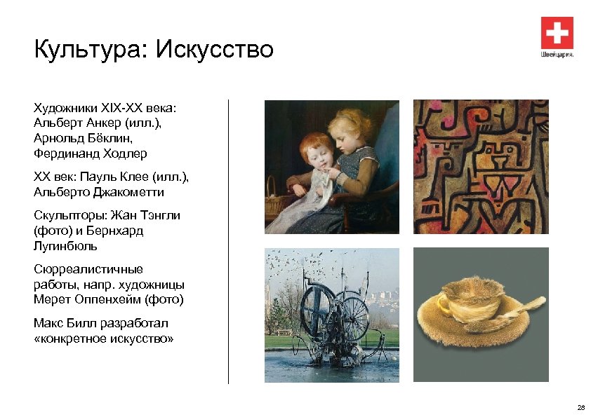 Культура: Искусство Художники XIX-XX века: Альберт Анкер (илл. ), Арнольд Бёклин, Фердинанд Ходлер XX