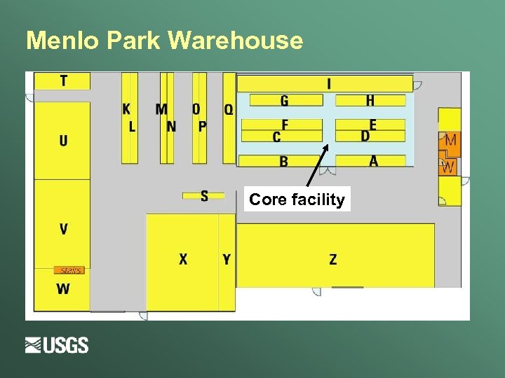 Menlo Park Warehouse Core facility 