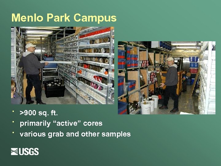 Menlo Park Campus · · · >900 sq. ft. primarily “active” cores various grab