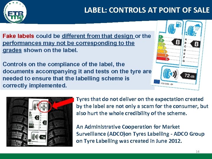 LABEL: CONTROLS AT POINT OF SALE Fake labels could be different from that design