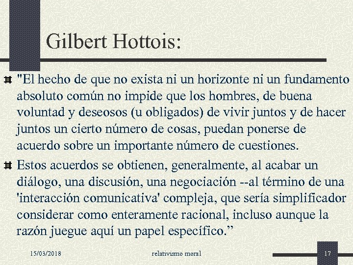 Gilbert Hottois: 