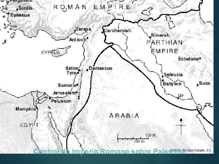 Control de Imperio Romano sobre Palestina 