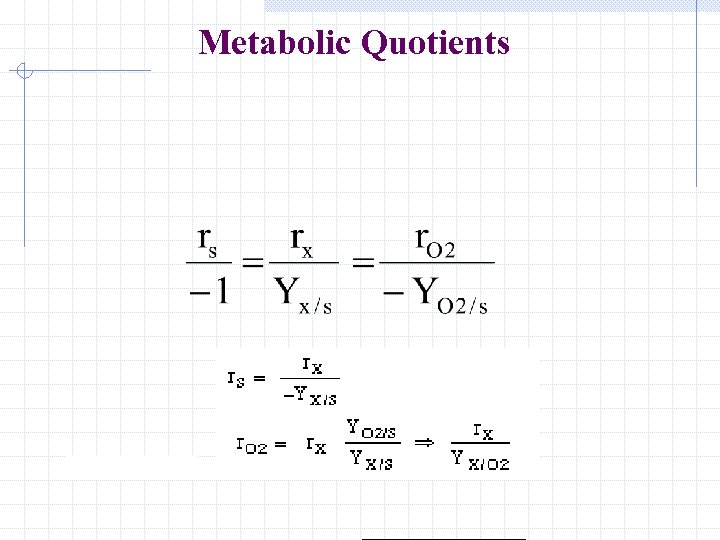 Metabolic Quotients 